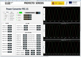 Software integration of the smart microgrid in ControlDesk (dSPACE): DC/AC converter